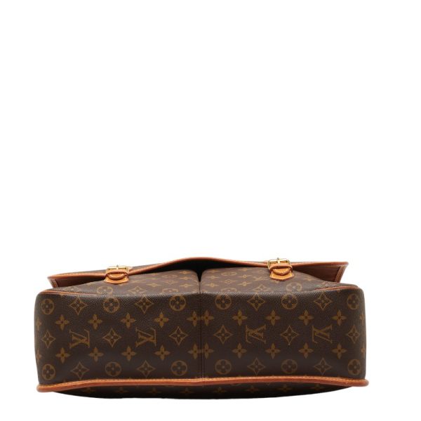 1 0149263 4 Louis Vuitton Monogram Givesire GM Shoulder Bag M42249 Brown