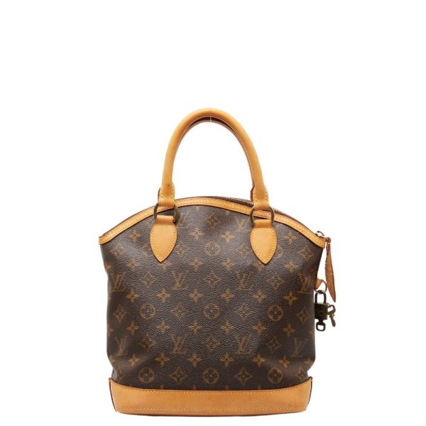 1 0149266 3 Louis Vuitton Monogram Lock It Tote Bag M40102 Brown