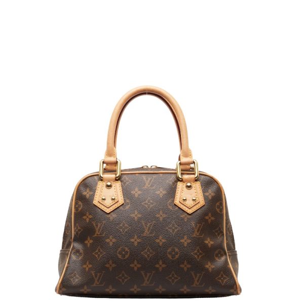 1 0149287 3 Louis Vuitton Monogram Manhattan PM M40026 Brown