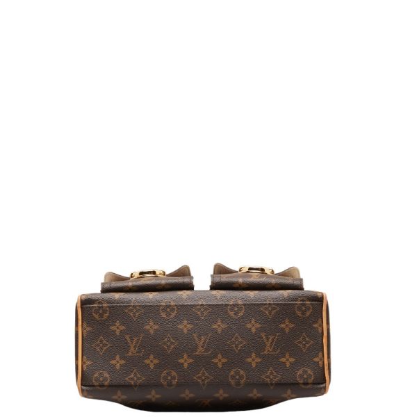 1 0149287 4 Louis Vuitton Monogram Manhattan PM M40026 Brown