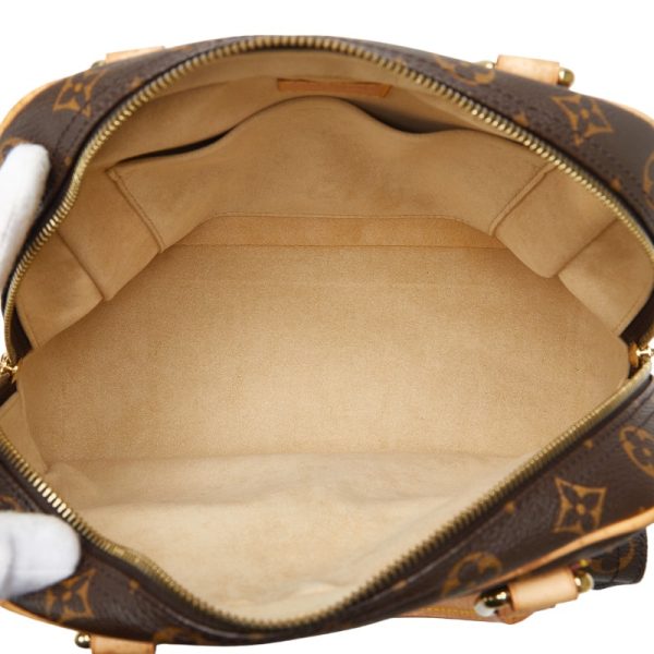 1 0149287 6 Louis Vuitton Monogram Manhattan PM M40026 Brown