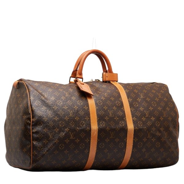 1 0149292 2 Louis Vuitton Monogram Keepall 60 Bag M41422 Brown