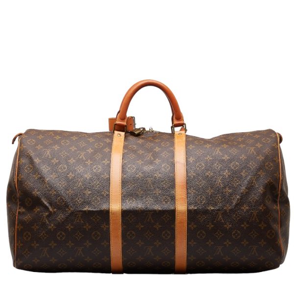 1 0149292 3 Louis Vuitton Monogram Keepall 60 Bag M41422 Brown