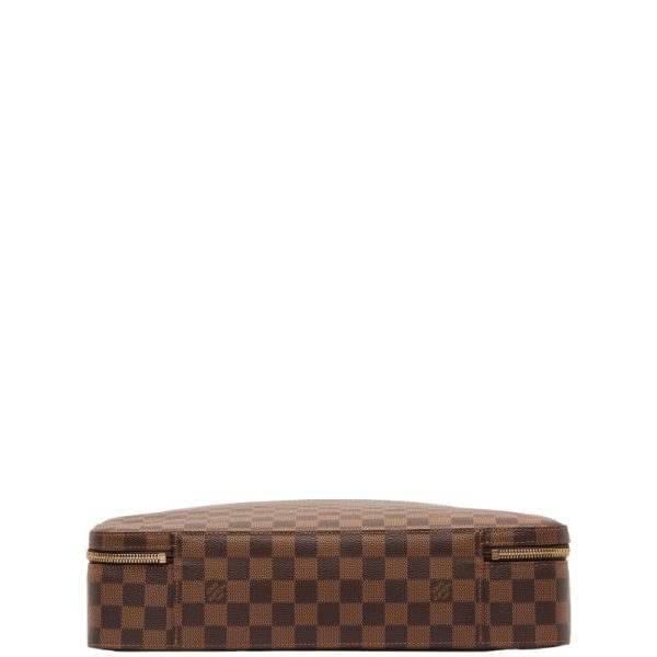 1 0149327 5 Louis Vuitton Damier Porte Savana Document Bag Brown