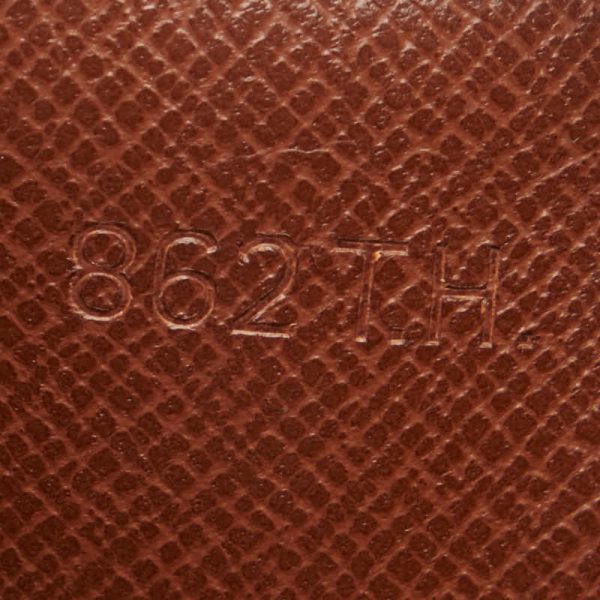 1 0149329 8 Louis Vuitton Monogram Marly Dragonne PM Clutch Bag M51827 Brown