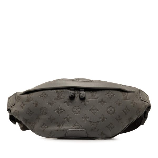 1 0149450 1 Louis Vuitton Shadow Discovery Bum Bag PM Waist Body Bag Gray