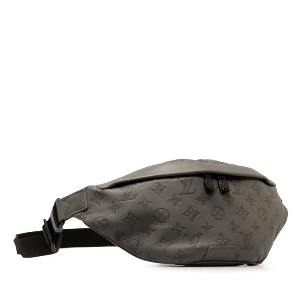 1 0149450 2 Louis Vuitton Shadow Discovery Bum Bag PM Waist Body Bag Gray