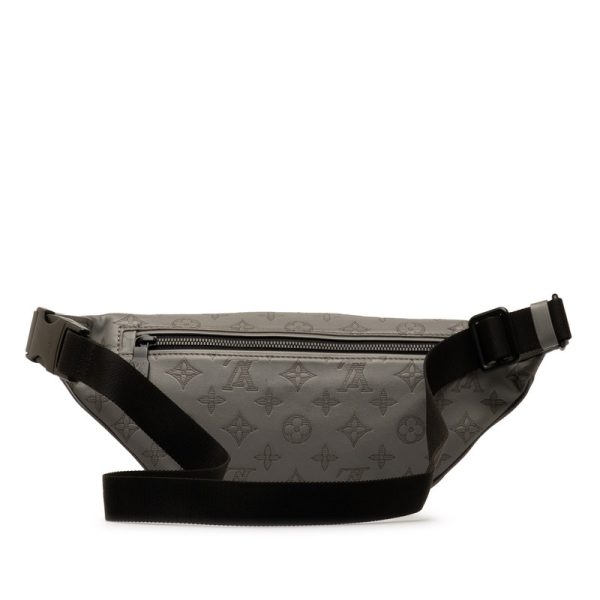 1 0149450 3 Louis Vuitton Shadow Discovery Bum Bag PM Waist Body Bag Gray