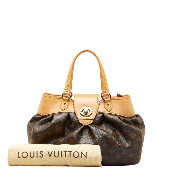 1 0149491 10 Louis Vuitton Monogram Boeshi PM Tote Bag Brown