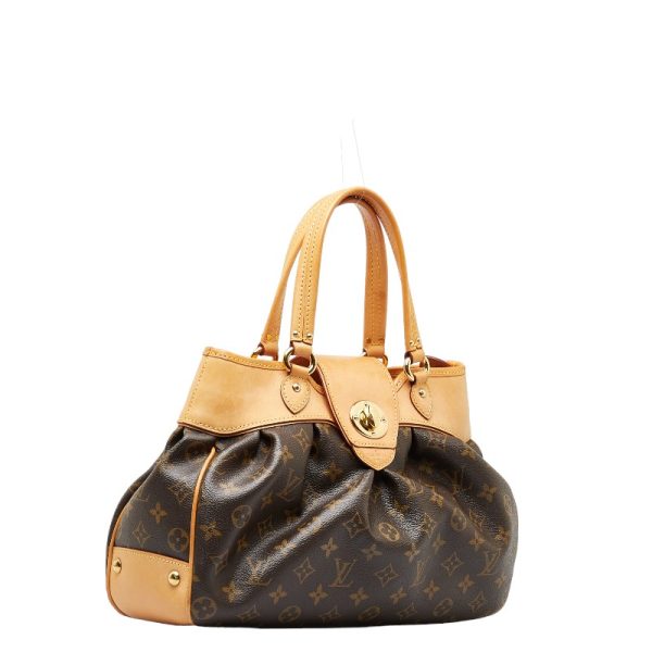 1 0149491 2 Louis Vuitton Monogram Boeshi PM Tote Bag Brown