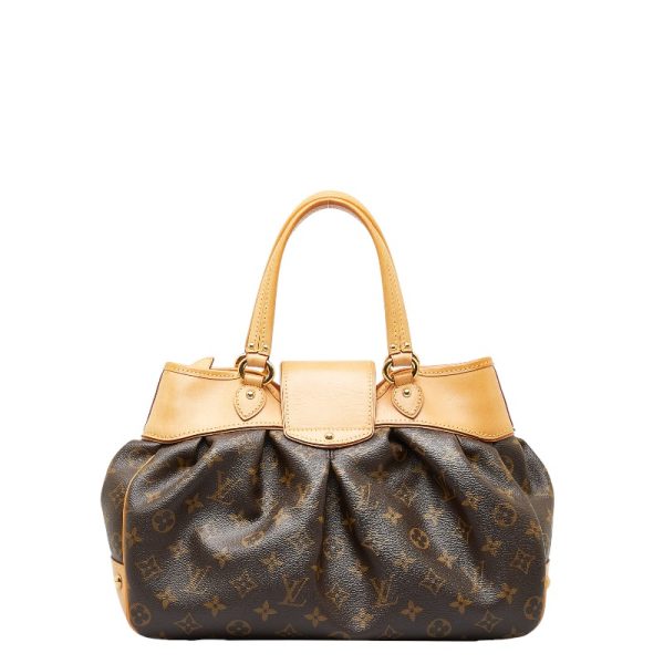 1 0149491 3 Louis Vuitton Monogram Boeshi PM Tote Bag Brown