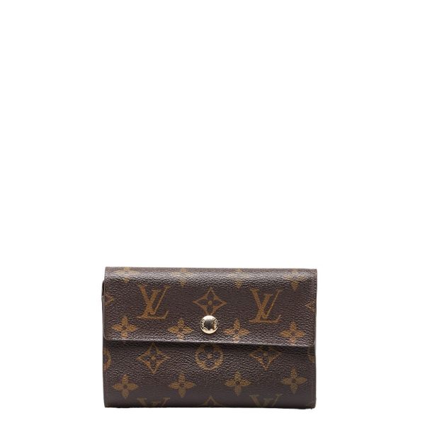 1 0149499 136165 Louis Vuitton Monogram Portefeuille Alexandra Wallet M60047 Brown