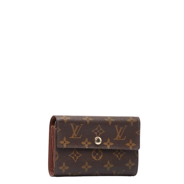 1 0149499 136166 Louis Vuitton Monogram Portefeuille Alexandra Wallet M60047 Brown