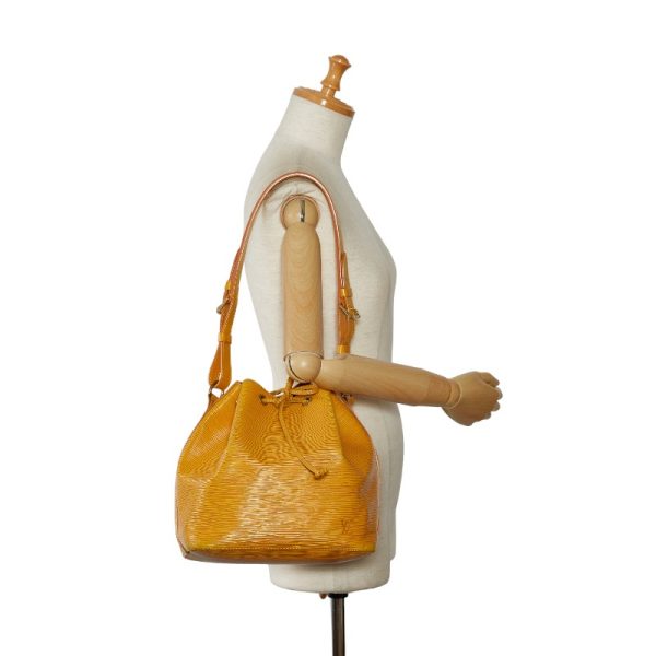 1 0149535 12 Louis Vuitton Epi Petit Noe Shoulder Bag M44109 Tassili Yellow