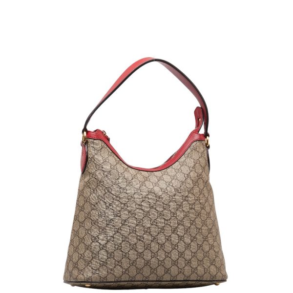 1 0149646 3 Gucci GG Supreme Shoulder Bag Tote Bag 2WAY Beige