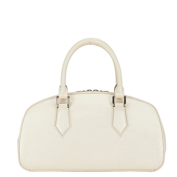 1 0149648 3 Louis Vuitton Epi Jasmine Yvoir White Leather