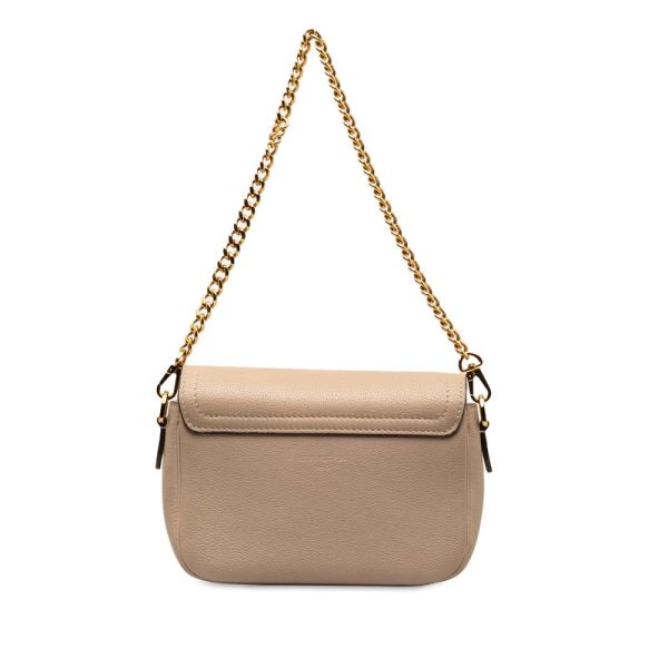 1 0149707 4 Louis Vuitton Lock Me Tender Shoulder Bag 2WAY Beige