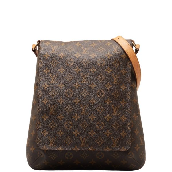 1 0149895 1 Louis Vuitton Monogram Musette Salsa M51387 Brown