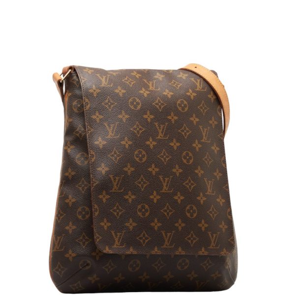 1 0149895 2 Louis Vuitton Monogram Musette Salsa M51387 Brown