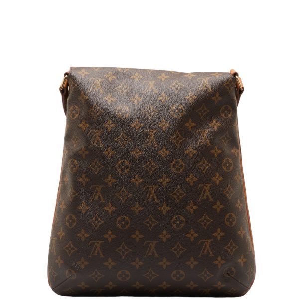 1 0149895 3 Louis Vuitton Monogram Musette Salsa M51387 Brown