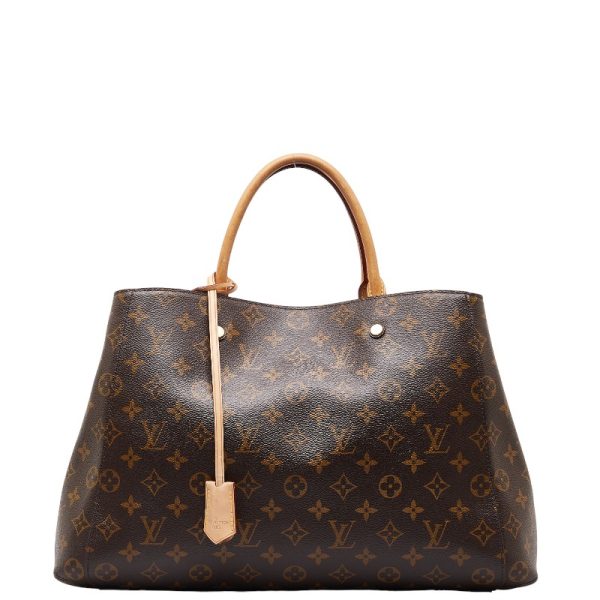 1 0149955 2 Louis Vuitton Montaigne GM Shoulder Bag 2WAY Brown