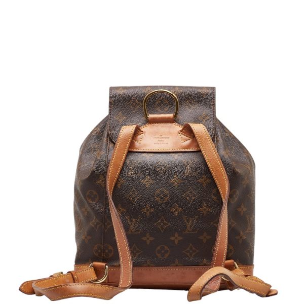 1 0149959 3 Louis Vuitton Montsouris MM Rucksack Backpack M51136 Brown