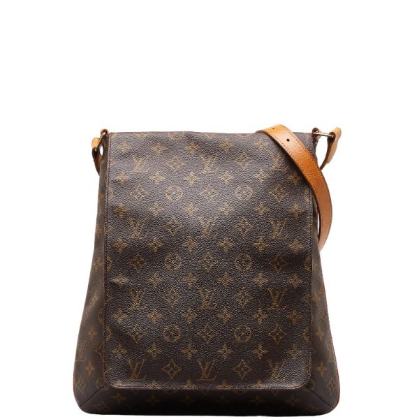 1 0149962 1 Louis Vuitton Monogram Musette Shoulder Bag Brown