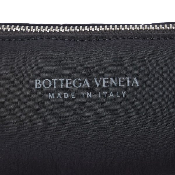 1 0150035 6 Bottega Veneta Maxi Padette Tech Shoulder Bag Black Nylon