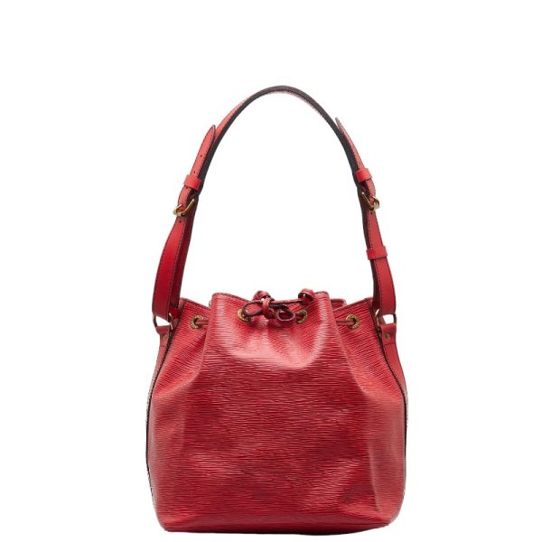 1 0150043 1 Louis Vuitton Epi Petit Noe Shoulder Bag M44107 Castilian Red