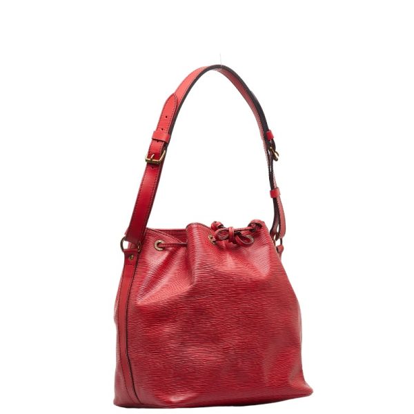 1 0150043 2 Louis Vuitton Epi Petit Noe Shoulder Bag M44107 Castilian Red