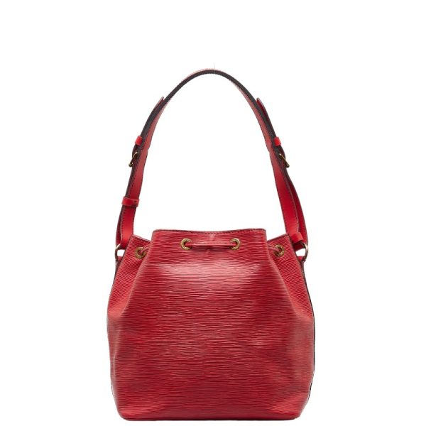 1 0150043 3 Louis Vuitton Epi Petit Noe Shoulder Bag M44107 Castilian Red