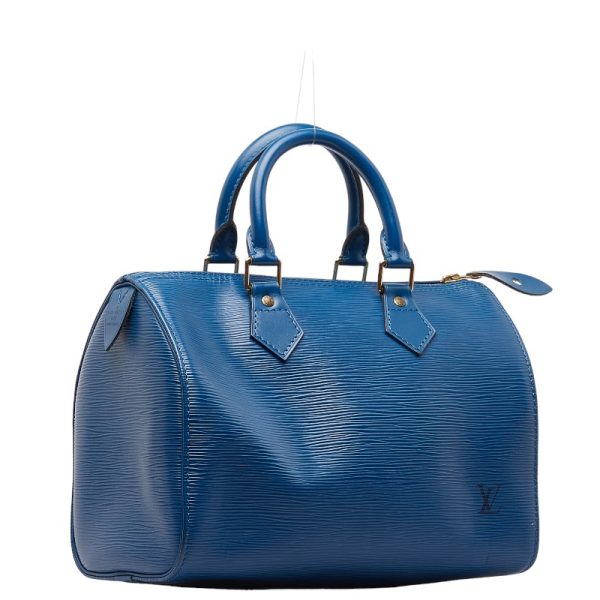 1 0150046 2 Louis Vuitton Epi Speedy 25 Handbag Mini M43015 Toledo Blue