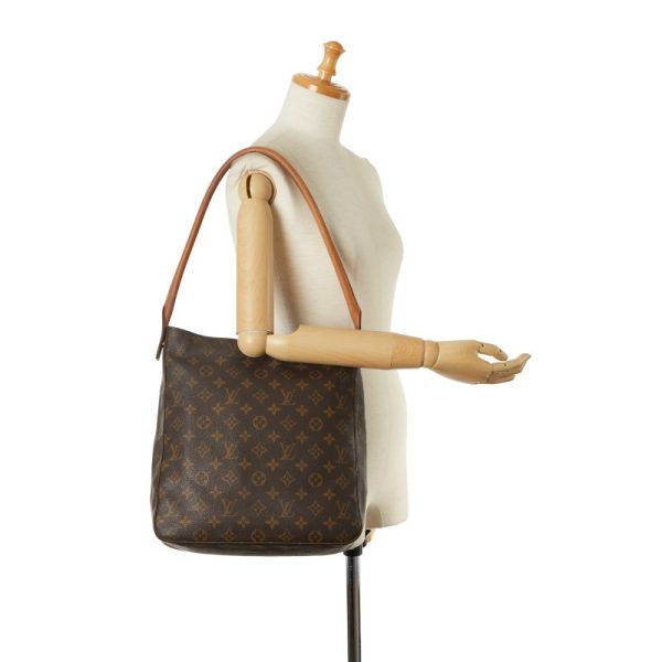 1 0150262 12 Louis Vuitton Looping GM Shoulder Bag M51145 Brown