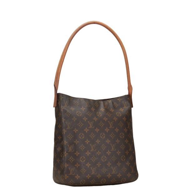 1 0150262 2 Louis Vuitton Looping GM Shoulder Bag M51145 Brown