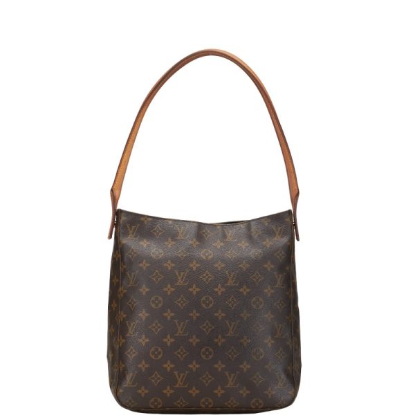 1 0150262 3 Louis Vuitton Looping GM Shoulder Bag M51145 Brown