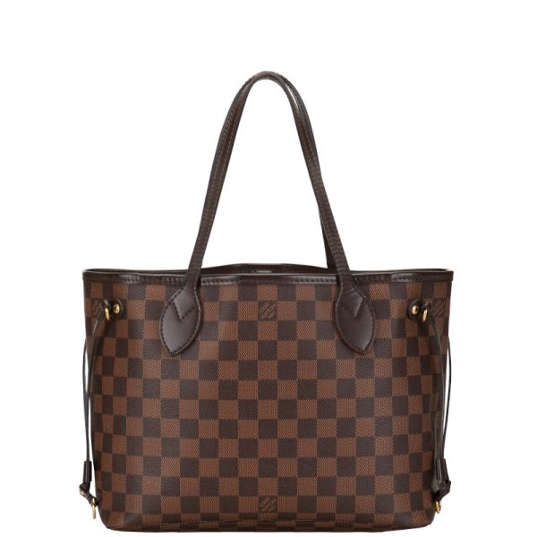 1 0150492 3 Louis Vuitton Damier Neverfull PM Tote Brown