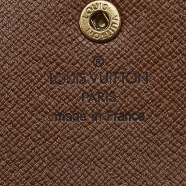 1 0150575 9 Louis Vuitton Porte Tresor International Long Wallet M61215 Brown