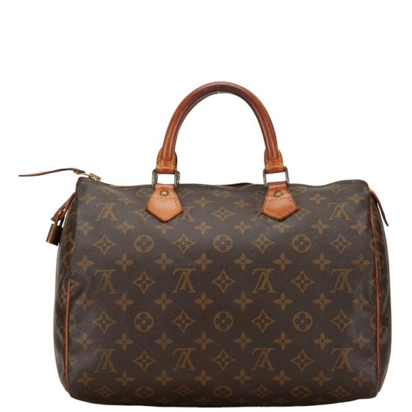 1 0150687 3 Louis Vuitton Monogram Speedy 30 M41526 Brown