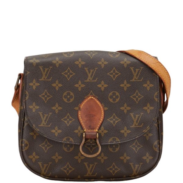 1 0150688 1 Louis Vuitton Saint Cloud GM Shoulder Bag M51242 Brown