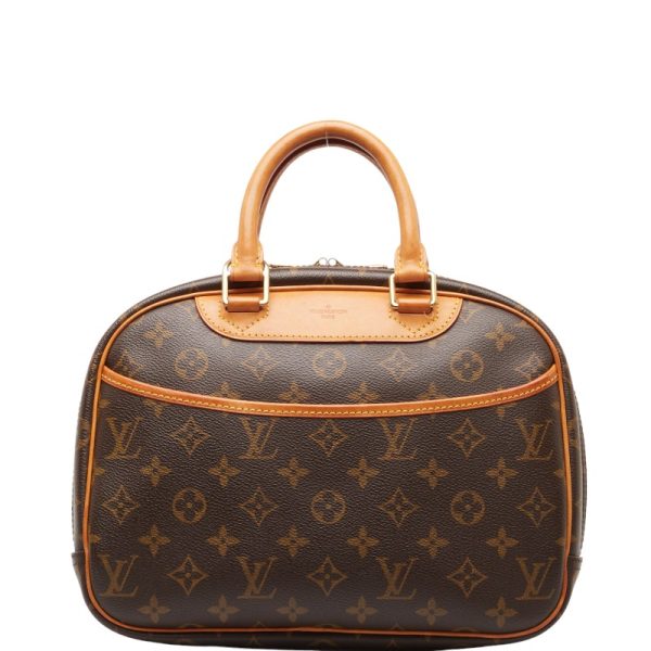 1 0150743 1 Louis Vuitton Monogram Trouville Handbag M42228 Brown