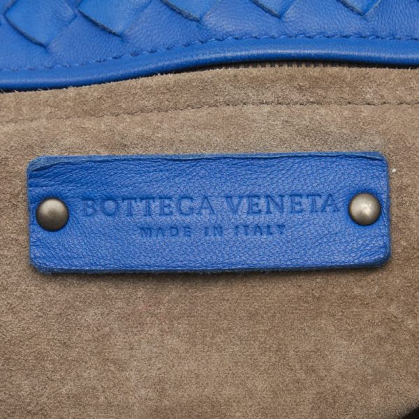 1 0151526 7 Bottega Veneta Intrecciato Tote Bag Shoulder Bag Blue