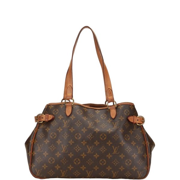 1 0151600 1 Louis Vuitton Monogram Batignolles M51154 Brown Leather