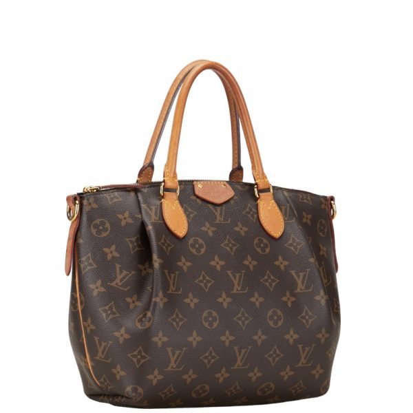 1 0151793 3 Louis Vuitton Monogram Turen PM Handbag Shoulder Bag Brown