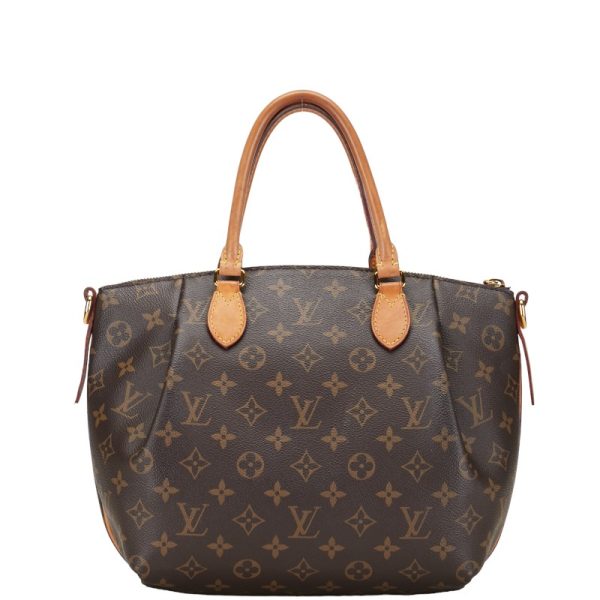 1 0151793 4 Louis Vuitton Monogram Turen PM Handbag Shoulder Bag Brown