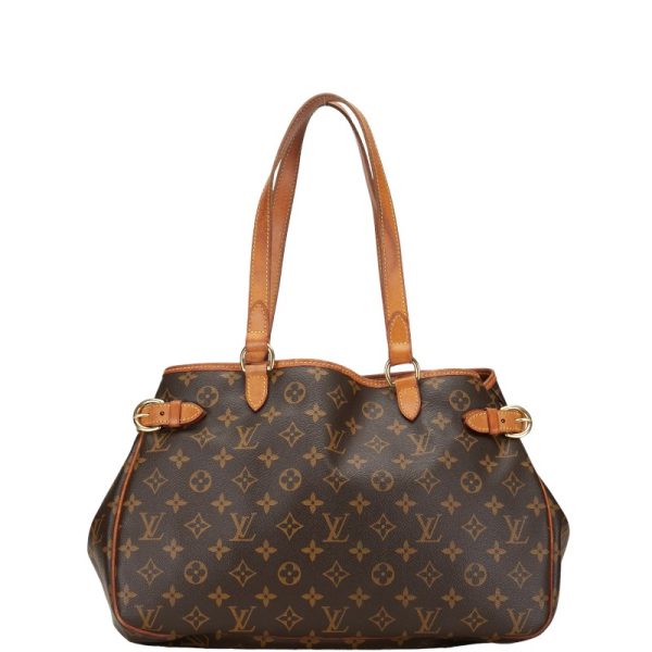 1 0151806 1 Louis Vuitton Monogram Batignolles Oriental Shoulder Bag Handbag M51154 Brown PVC Leather