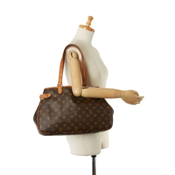 1 0151806 9 Louis Vuitton Monogram Batignolles Oriental Shoulder Bag Handbag M51154 Brown PVC Leather