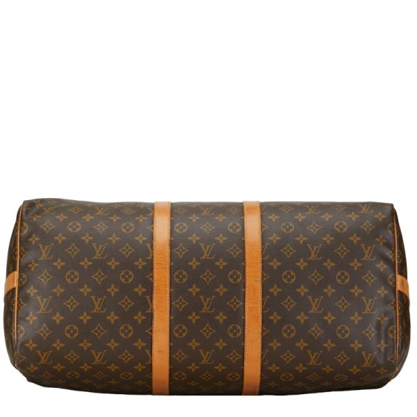 1 0151820 5 Louis Vuitton Monogram Keepall Bandouliere 55 Bag M41414 Brown