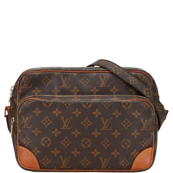 1 0151823 1 Louis Vuitton Monogram Nile Shoulder Bag M45244 Brown