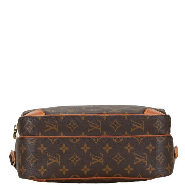 1 0151823 4 Louis Vuitton Monogram Nile Shoulder Bag M45244 Brown