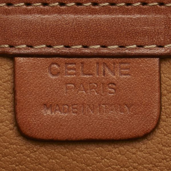 1 0151827 9 Celine Macadam Handbag Shoulder Bag Brown